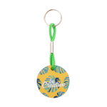 Přívěšek na klíče s barevným páskem na zakázku Woody Plus A zelená