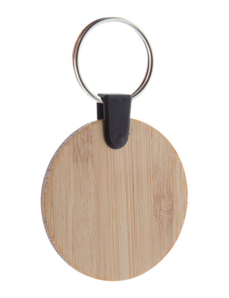 Přívěšek na klíče z bambusu kulatý Bambry