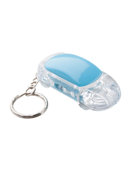 Přívěšek na klíče auto s led diodou Skyway modrá