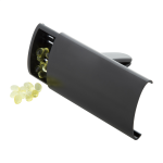 Osvěžovač vzduchu do auta hliníkový Aluscen černá