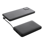 Powerbanka s integrovanými kabely Slimbank černá