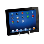 Stojánek na mobil skládací Plassi bílá