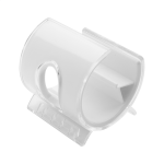 Stojánek na mobil plastový Barry bílá