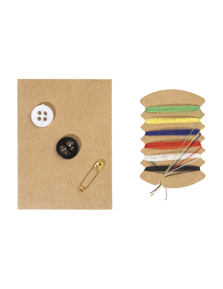 Šicí souprava v pouzdře z kraftového papíru