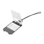 Visačka na zavazadla Glasgow bílá