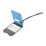 Visačka na zavazadla Glasgow modrá světlá