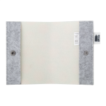 Obal na pas RPET na zakázku CreaFelt Pass bílá