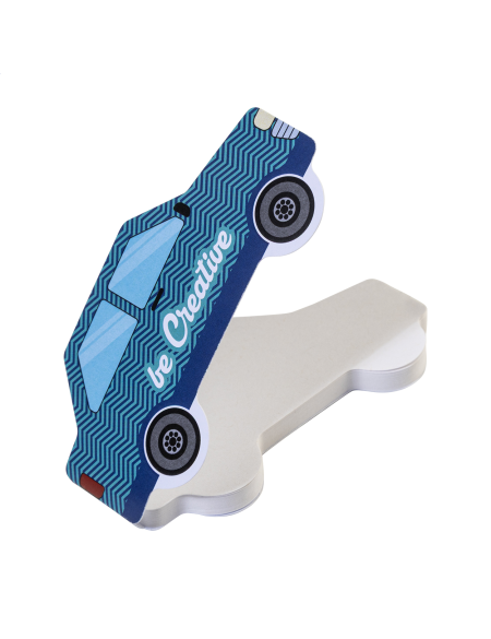 Samolepicí blok na poznámky na zakázku auto