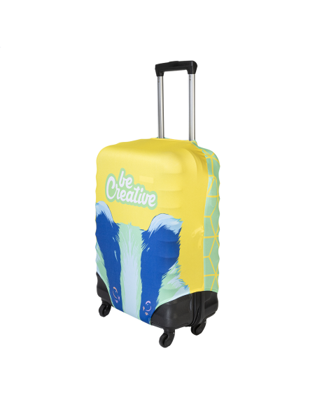 Obal na zavazadla z RPET na zakázku BagSave L bílá