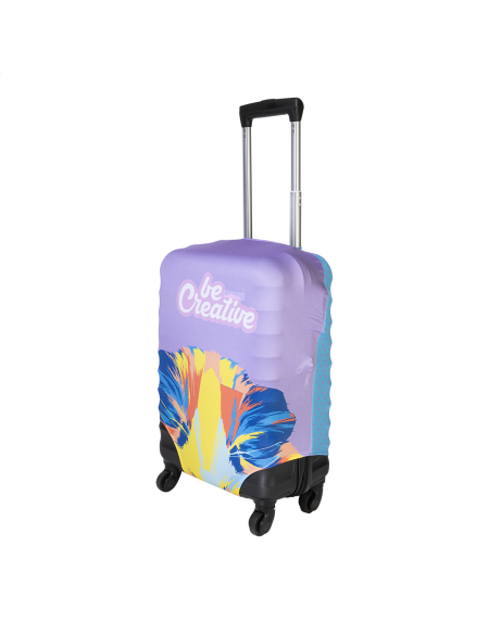 Obal na zavazadla z RPET na zakázku BagSave S bílá