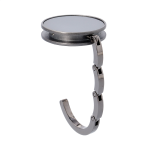 Věšák na tašky s magnetem Paris stříbrná