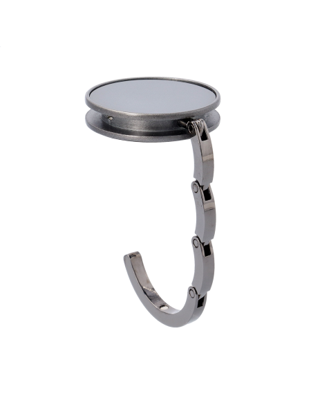 Věšák na tašky s magnetem Paris stříbrná