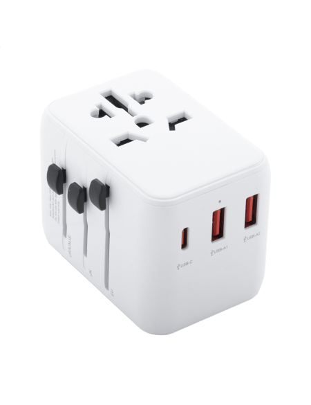 Cestovní adaptér Jetsetter Plus bílá
