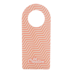 Závěs na kliku na dveře na zakázku Disturb Wood přírodní