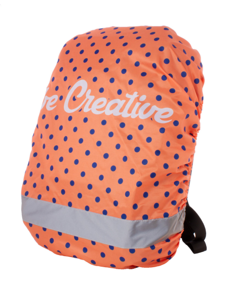 Reflexní obal na batoh na zakázku CreaBack Reflect bílá