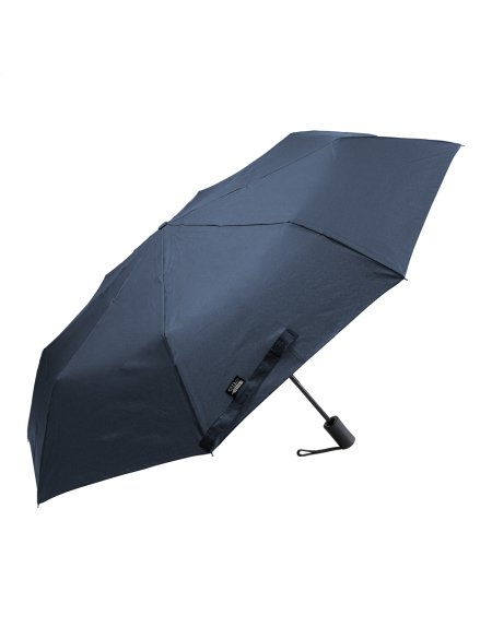 Deštník plně automatický skládací Folcomp RPET modrá tmavá