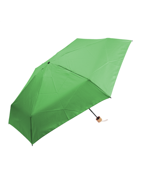 Deštník mini skládací RPET Miniboo zelená