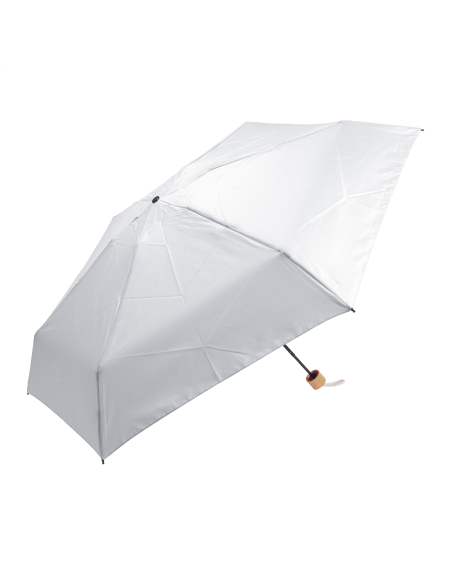 Deštník mini skládací RPET Miniboo bílá