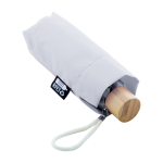 Deštník mini skládací RPET Miniboo bílá