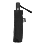 Deštník s pogumovanou rukojetí Floccus černá