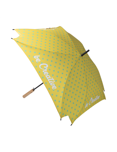 Deštník na zakázku čtvercový CreaRain Square RPET bílá