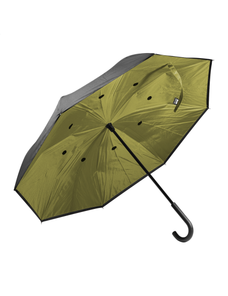 Deštník oboustranný z RPET Raura černá