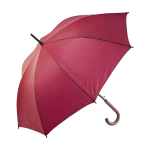 Deštník s dřevěnou tyčí a držadlem Henderson červená