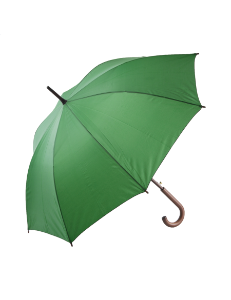 Deštník s dřevěnou tyčí a držadlem