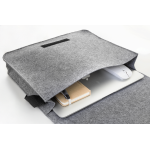 Plstěná brašna Refelt Courier RPET šedá