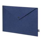 Taška na dokumenty z RPET Refelt Slim modrá tmavá