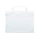 Taška na dokumenty na zip na zakázku Cazure bílá