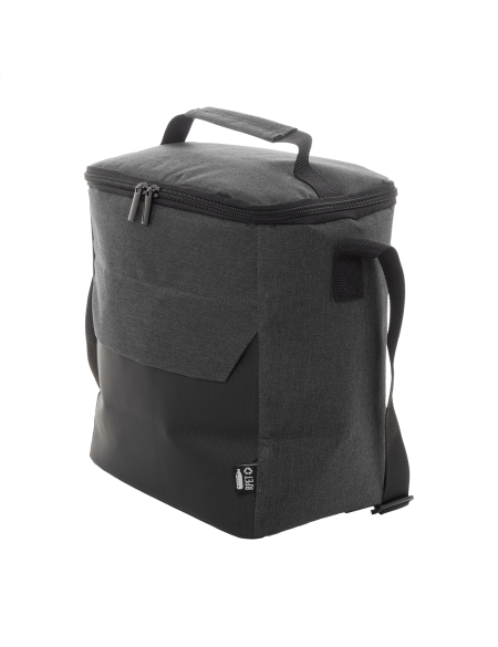 Chladící taška z RPET a detaily z PU kůže BLACOL černá