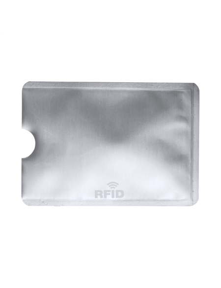 Obal na karty hliníkový Allux stříbrná