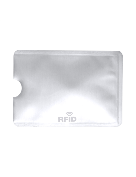 Obal na karty hliníkový Allux bílá