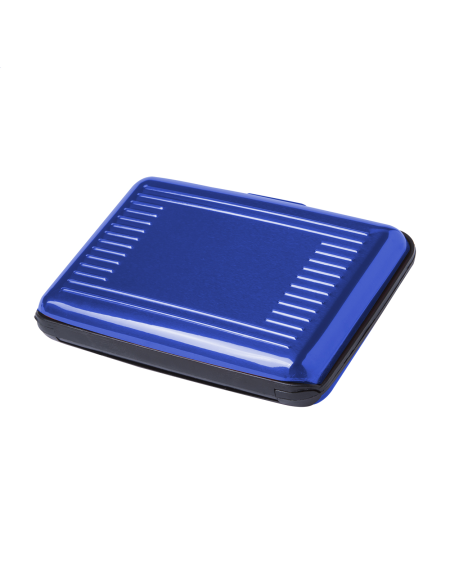 Obal na karty hliníkový s RFID Cardox modrá