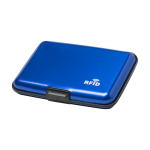 Obal na karty hliníkový s RFID Cardox modrá