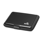 Obal na karty hliníkový s RFID Cardox černá