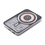 Powerbanka s poloprůhledným krytem RaluSee stříbrná