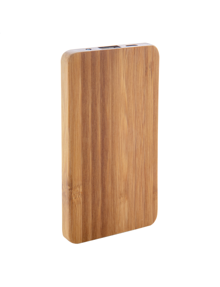 Powerbanka z bambusu Bamboost přírodní