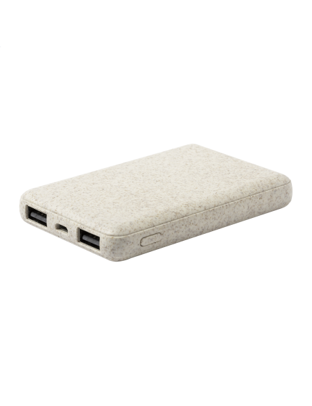 Powerbanka z pšeničné slámy Durum přírodní