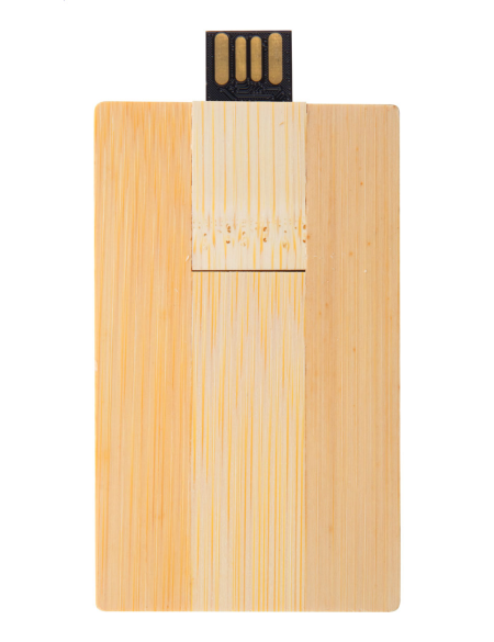 USB flash disk ve tvaru kreditní karty Bambush