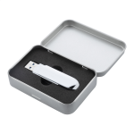 USB flash disk v kovovém pouzdře OTG Gigax stříbrná 16GB