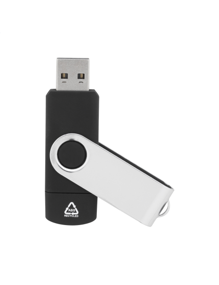 USB flash disk z recykl. ABS a kovu