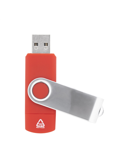 USB flash disk z recykl. ABS a kovu