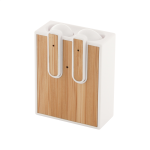 Sluchátka bezdrátová s bambusovou vložkou Rabsody bílá