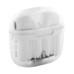 Sluchátka bezdrátová RABS průhledná Trance bílá