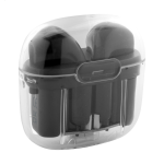 Sluchátka bezdrátová RABS průhledná Trance  černá