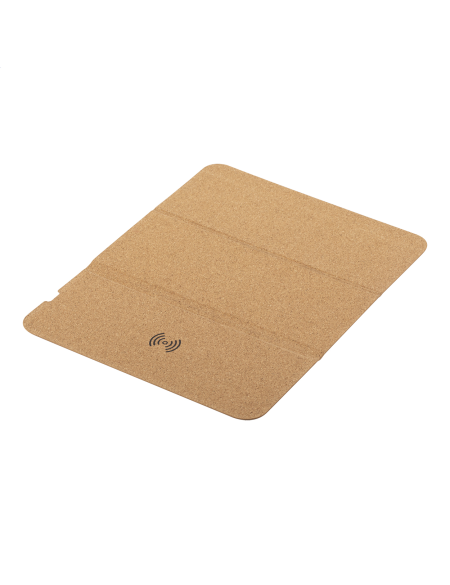 Podložka korková pod myš s nabíječkou Corpad Charge přírodní