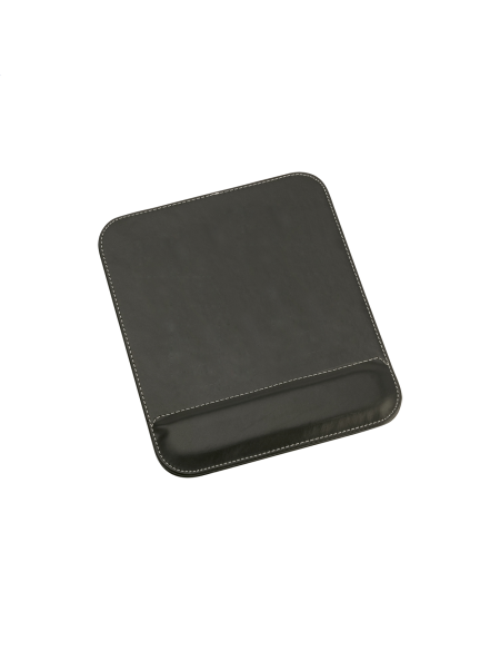 Podložka pod myš z umělé kůže Compa černá