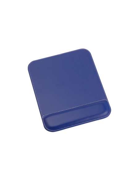 Podložka pod myš z umělé kůže Compa modrá